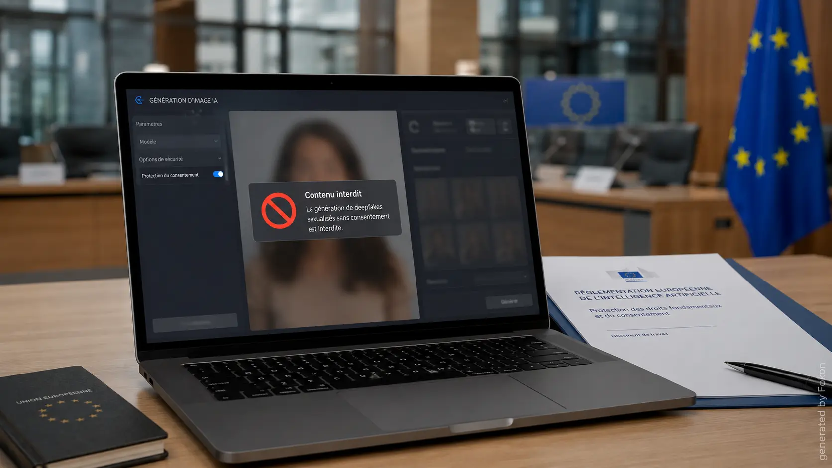 Technologie : l’UE interdit l’IA pour créer des deepfakes sexualisés sans consentement