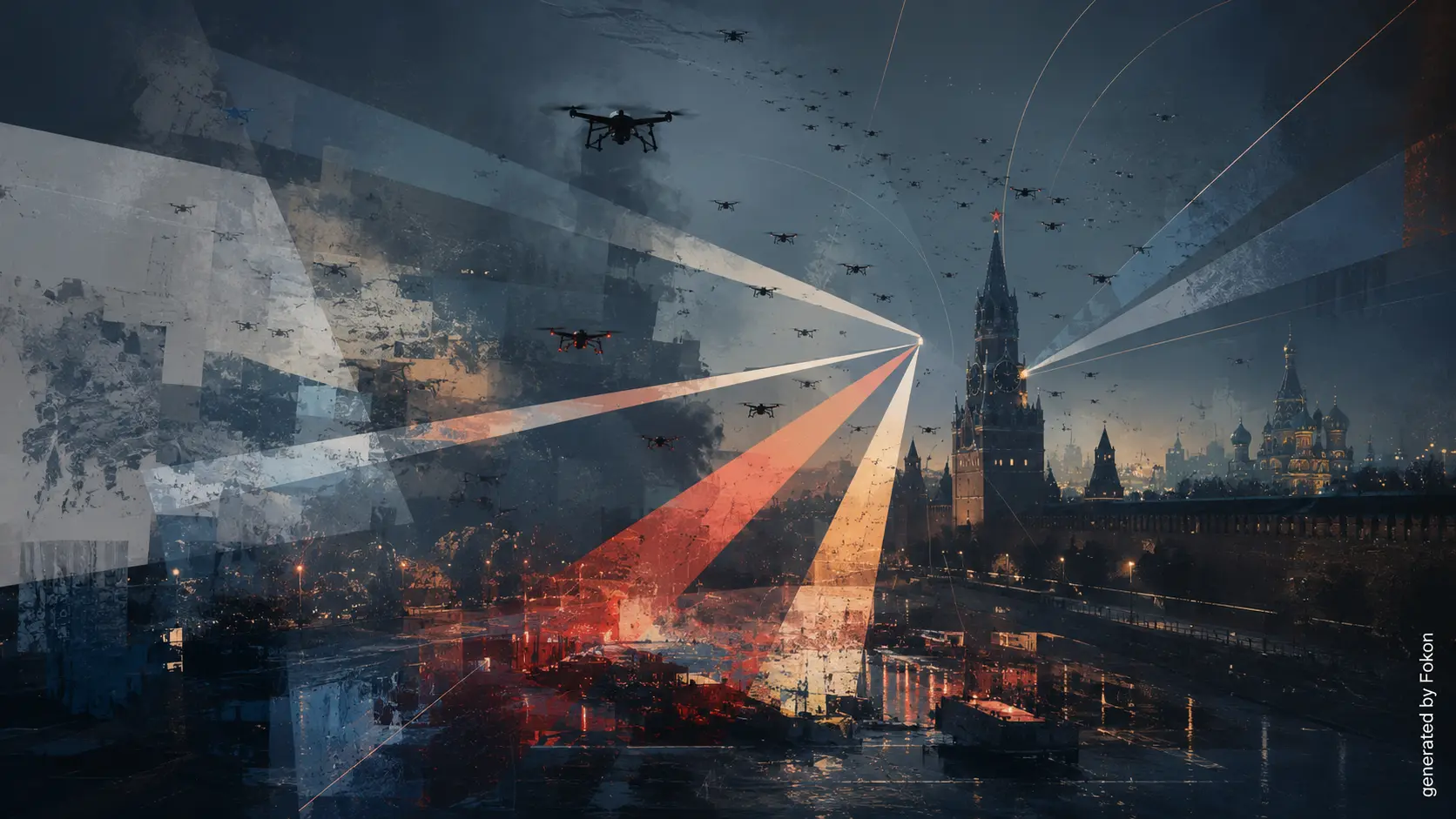 Guerre en Ukraine : Kiev a lancé plus de 400 drones vers Moscou