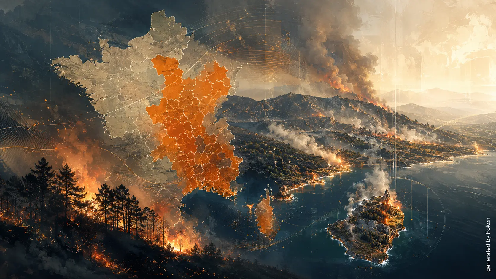 Incendies en France : 27 départements restent en risque élevé, le Var et la Corse mobilisés
